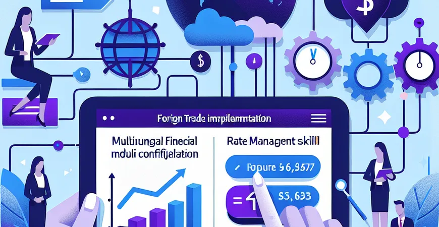 外贸 ERP 实施：多语言财务模块配置与汇率管理技巧